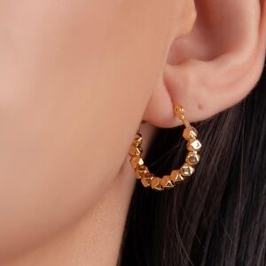 Minimalist Sterling Silver Hoops – Kate Spade Inspired Design